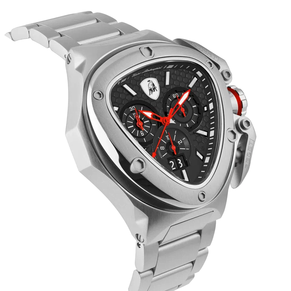 TONINO LAMBORGHINI Spyder X Steel Watch Silver / Black