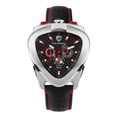 TONINO LAMBORGHINI Spyder 12 H Watch Silver / Red