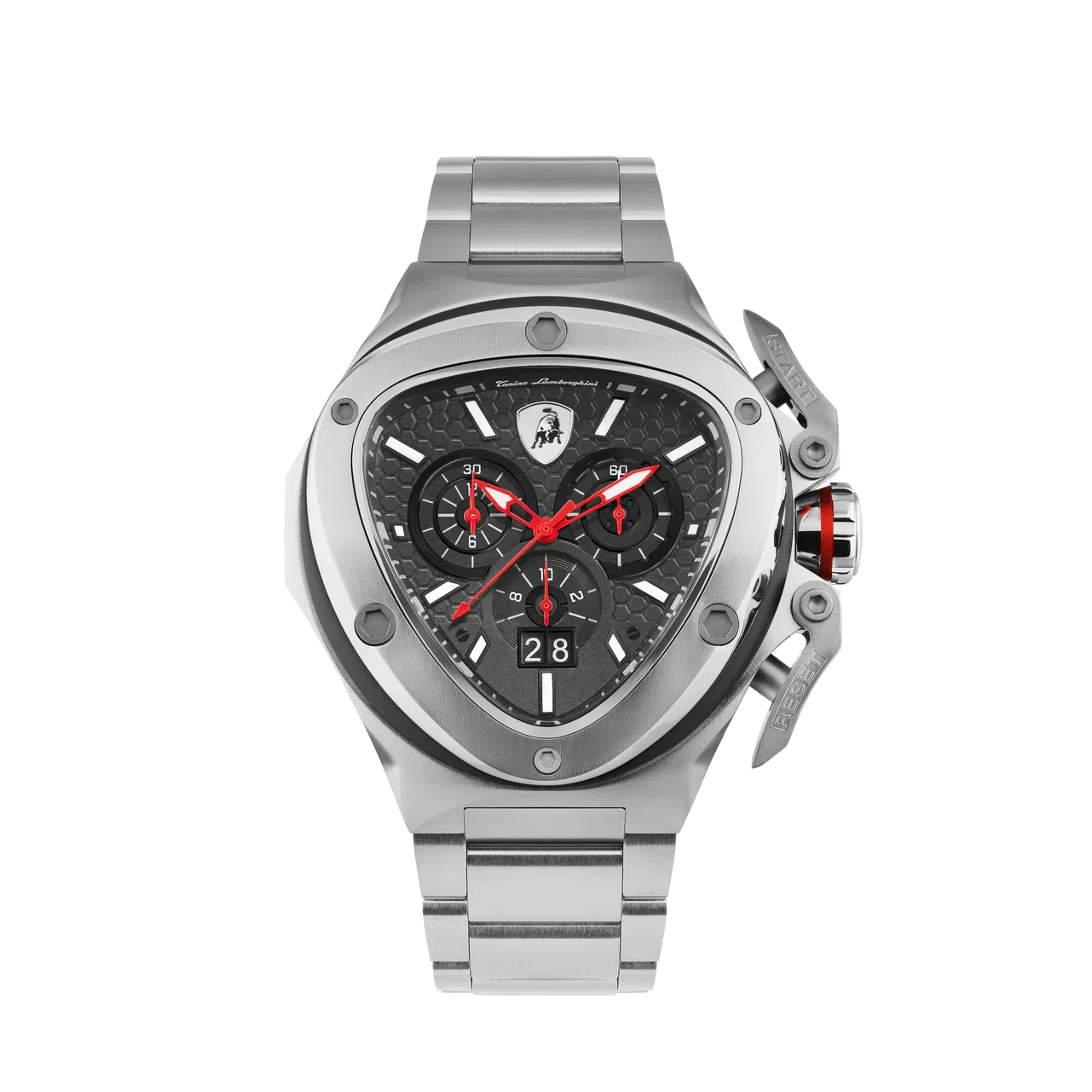 TONINO LAMBORGHINI Spyder X Steel Watch Silver / Black