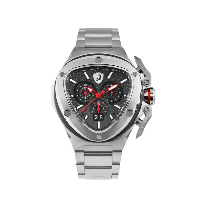 TONINO LAMBORGHINI Spyder X Steel Watch Silver / Black