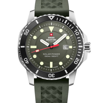 Swiss Military SMS34102.05-Swiss Solar Sports Watch Green image 0