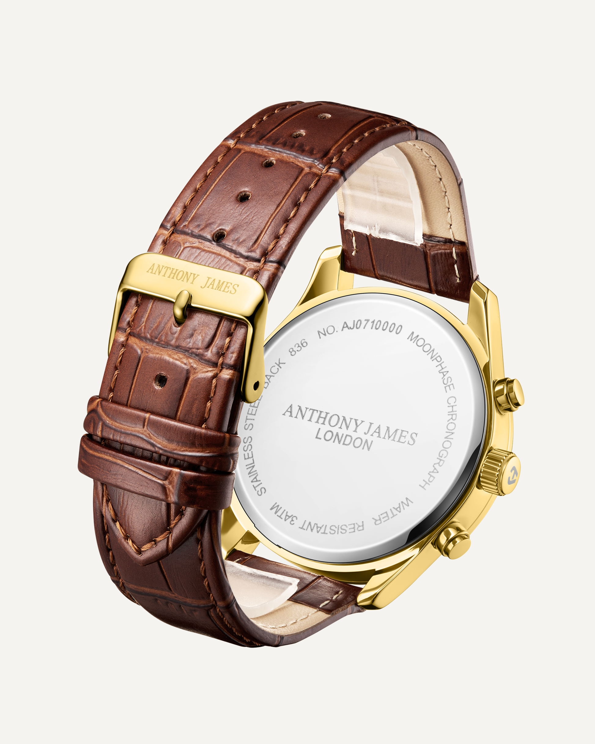 Moonphase Chronograph Gold Blue image 2