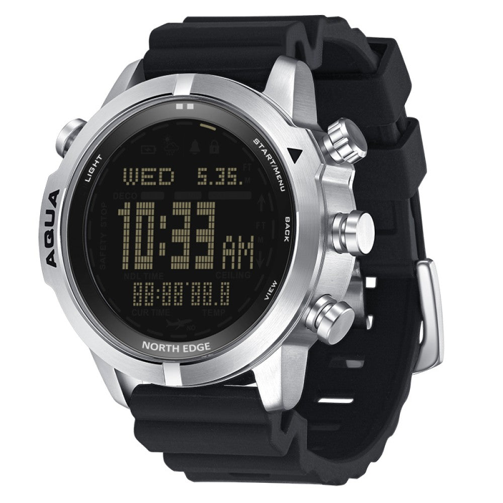 NORTH EDGE Tactical Aqua Scuba Dive Watch Black image 1