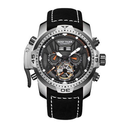 Reef Tiger Men's Aurora Transformers Skeleton Automatic Mechanical Watch image 0