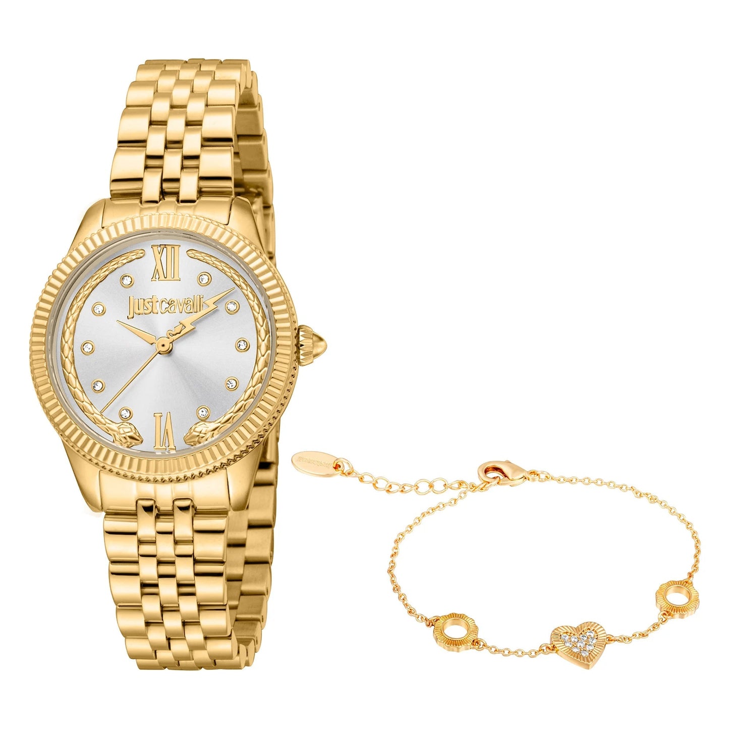 Just Cavalli SET Lovestruck Valentines Yellow Gold Silver image 0