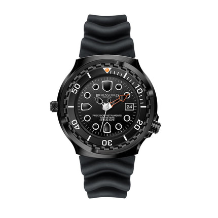 RIEDENSCHILD PRECISION INSRUMENTS GERMANY Divers Taucheruhr 1000m Helium Valve Watch Black image 4