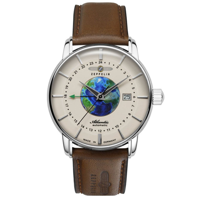 ZEPPELIN Atlantic Automatic GMT Date Watch Night Glow 84685 image 0