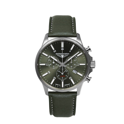 BAUHAUS AVIATION Men’s Titanium Quartz Chronograph Watch 28804 image 0