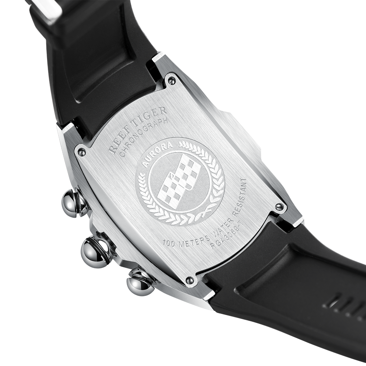 Reef Tiger Aurora Tank VK Chronograph Sport Watch image 6