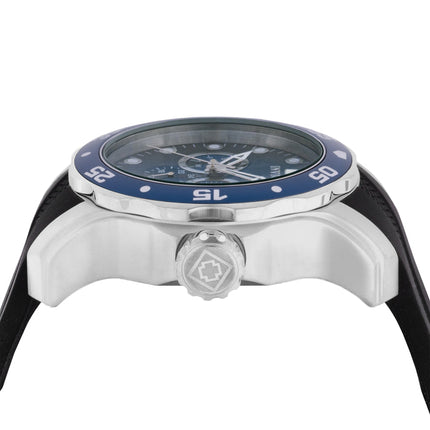 INVICTA Men's Pro Diver Colossus 48mm Chronograph Silicone Watch Silver/Blue image 1