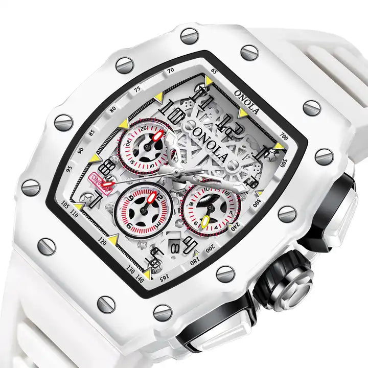 ONOLA Grande Prix Shanghai Chronograph Watch MILK image 4