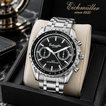 EICHMULLER since 1950 Classic Eichmüller 42mm Watch Silver/Black