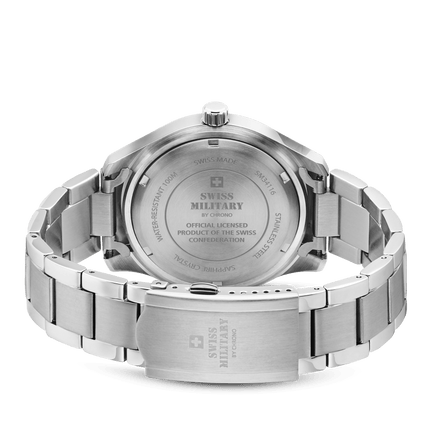 Swiss Military Classic Men’s Watch – Silver, Steel | SM34116.02 image 2