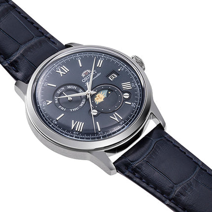 ORIENT Men's Bambino Moonphase Automatic Classic Watch RA-AK0806L image 1