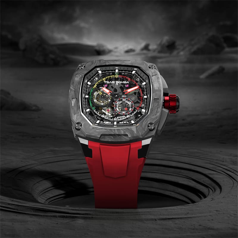 TSAR BOMBA Dark Matter-Interchangeable Automatic Watch TB8601