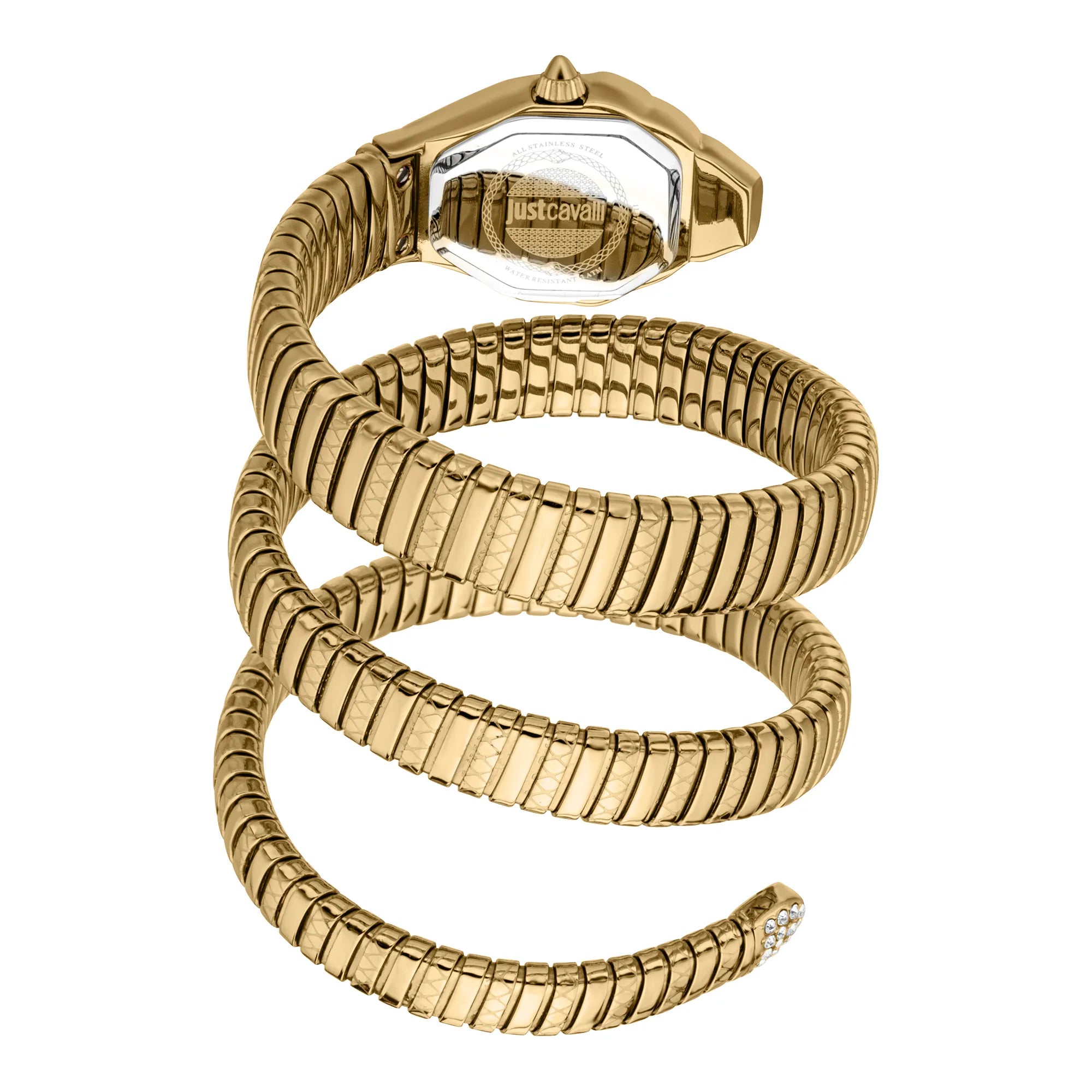 Just Cavalli Signature Snake Ambra Yellow Gold Green image 1