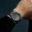 THOMAS EARNSHAW LONGITUDE DUAL TIME AUTOMATIC STEELED BLACK