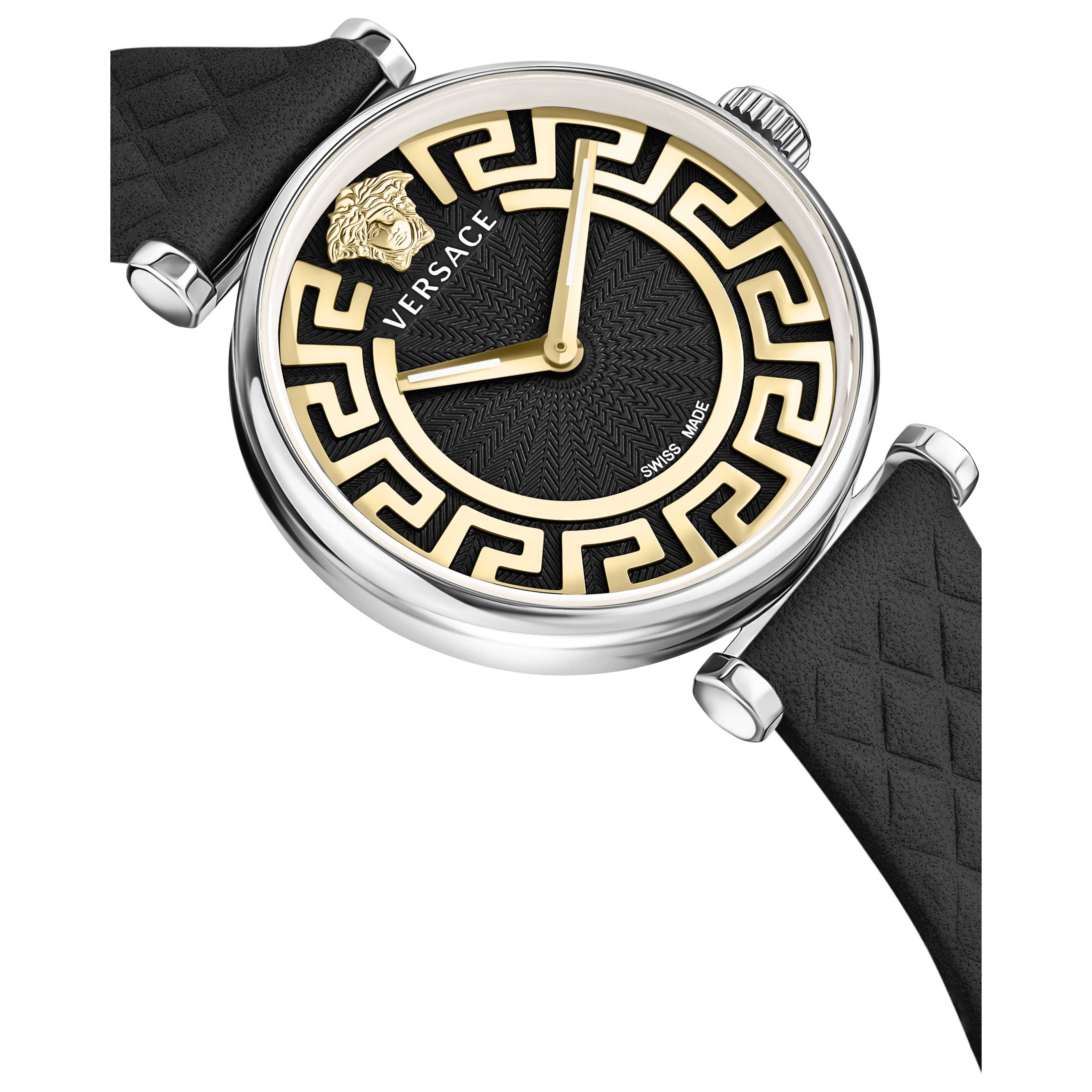 Versace Women's Guilloché Watch Lady 35mm Black VE1CA0123 image 1