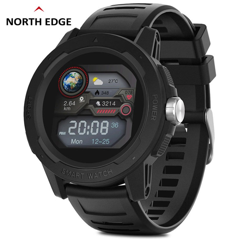 NORTH EDGE Tactical Mars 2 Smart Watch Black image 1