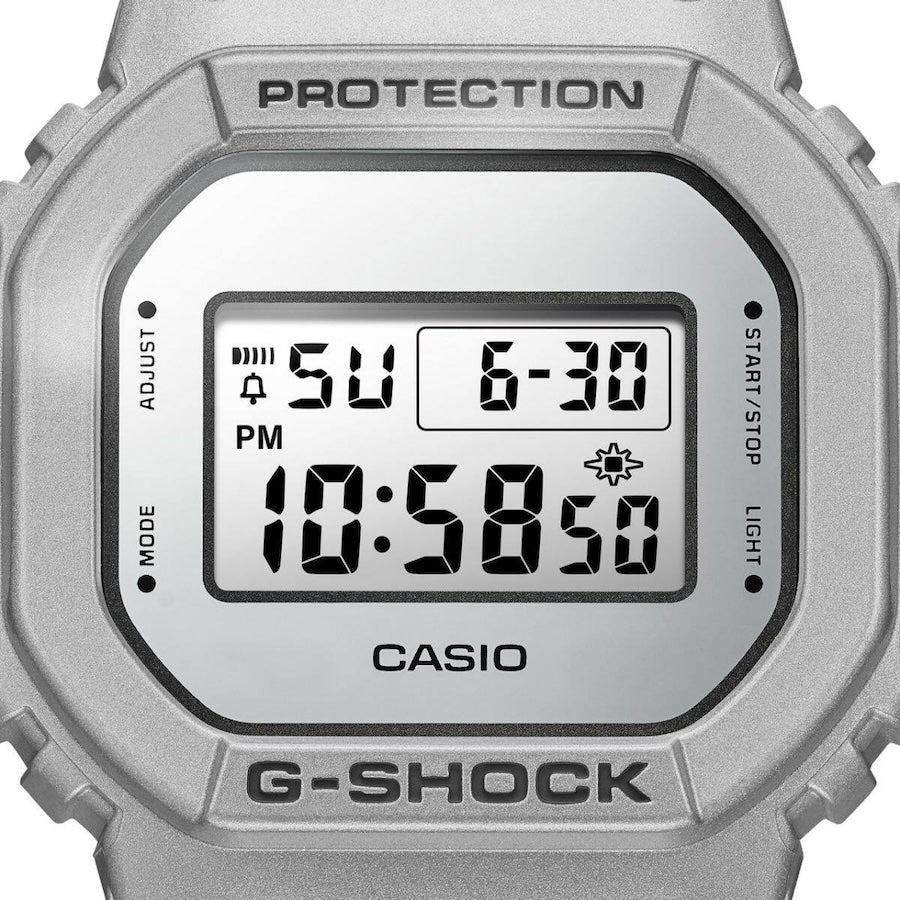 CASIO Men's G-SHOCK Digital Series Watch DW-5600FF-8ER Metallic Silver image 3