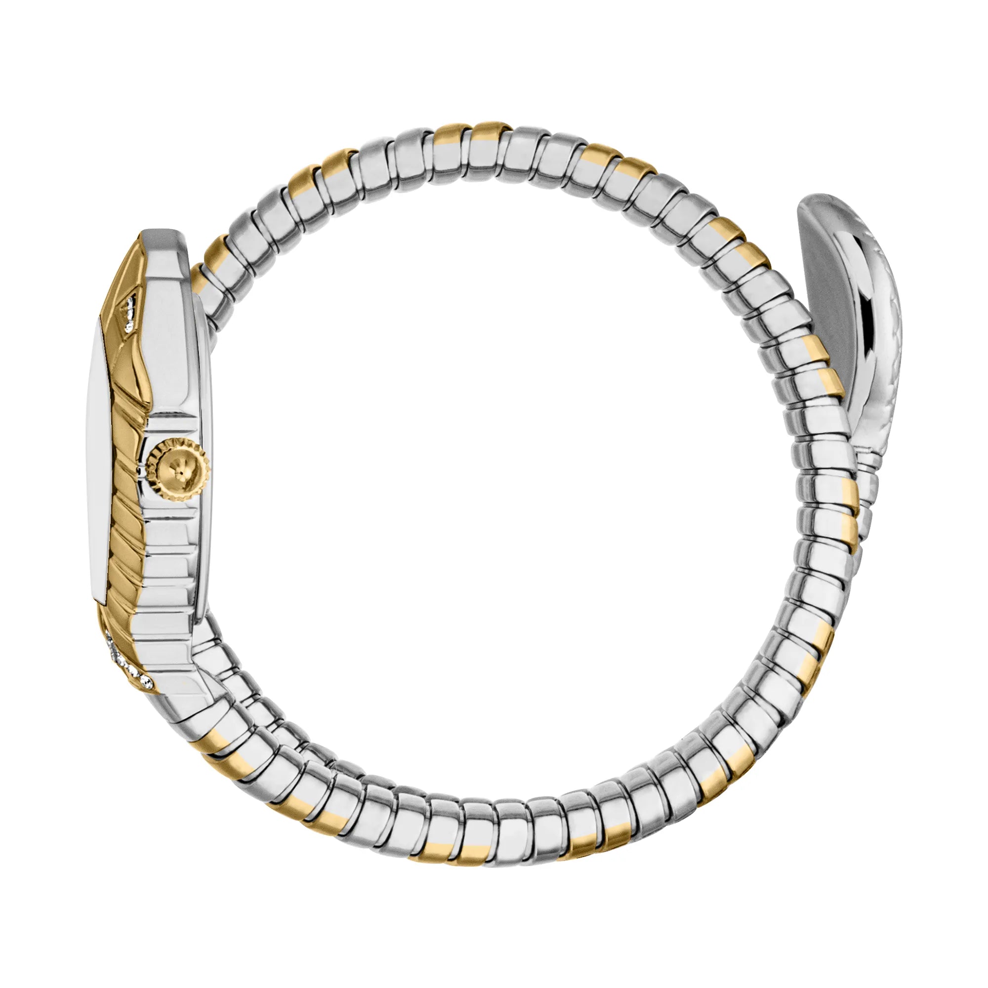 Just Cavalli Signature Snake Speranza Yellow Gold Silver image 2