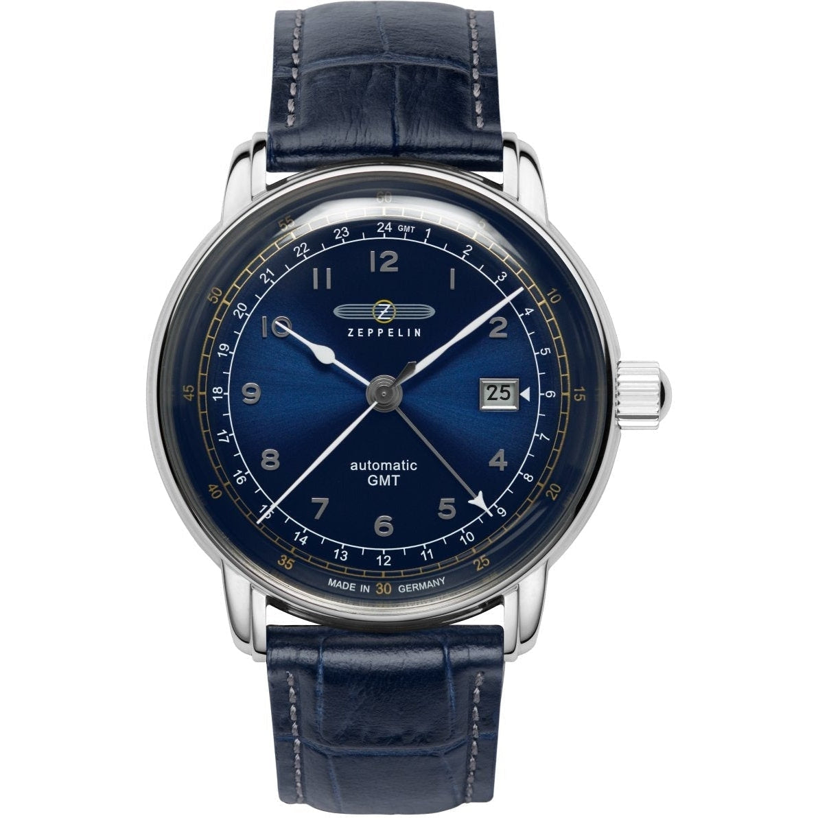 ZEPPELIN 7668-3 LZ126 Los Angeles Automatic Dual Time Watch image 0