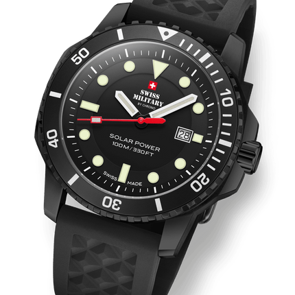 Swiss Military SMS34102.03-Swiss Solar Sports Watch Black image 2