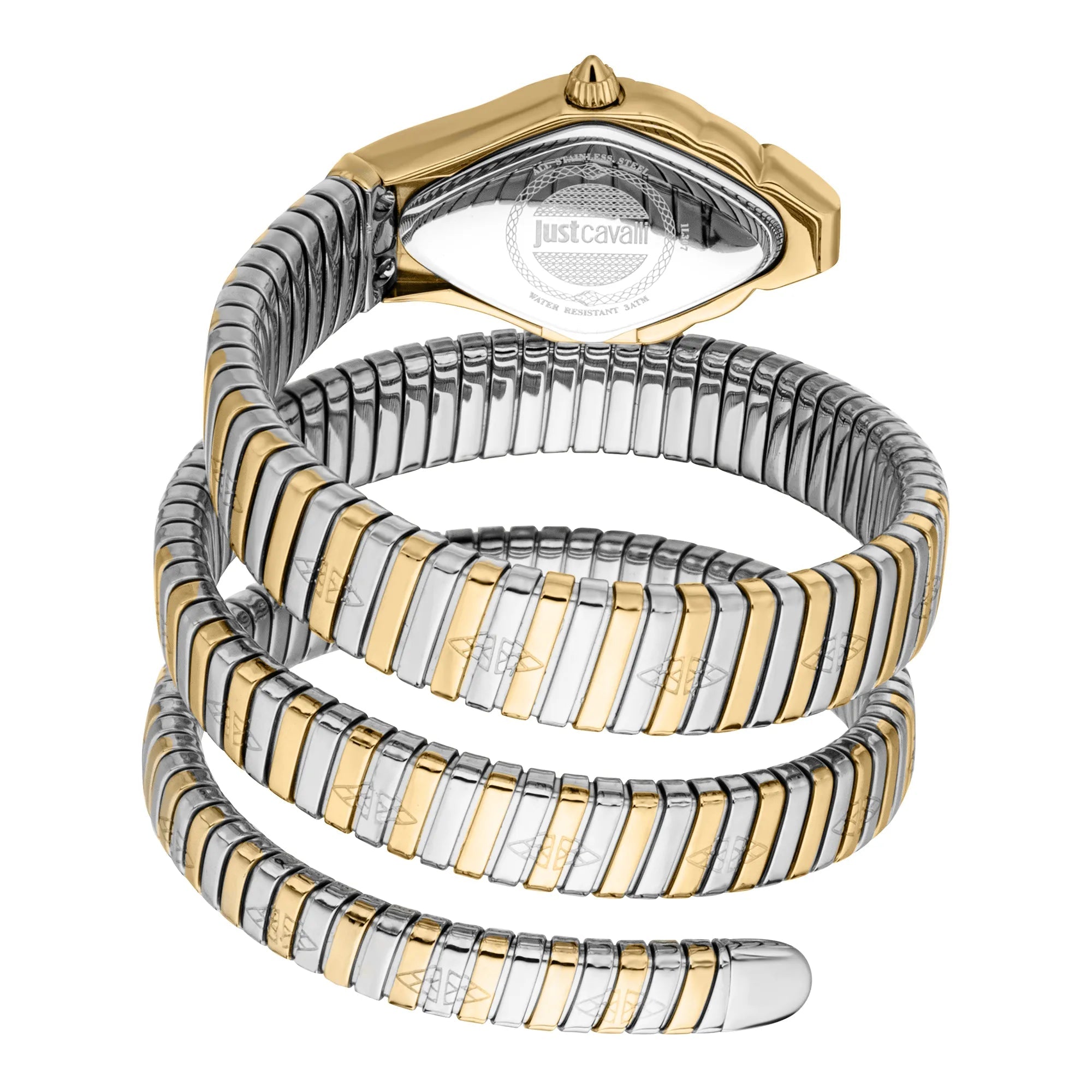 Just Cavalli Signature Snake Cristallo Two Tones YG Silver MOP image 1