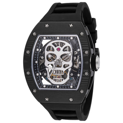 Invicta Men's S1 Rally Skeletor Carbon Fiber 41mm Automatic Watch Black image 0