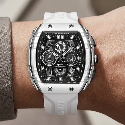 Mark Fairwhale FW-5670 BOLTRON - Men’s Bold Design Chronograph Sport Quartz Watch