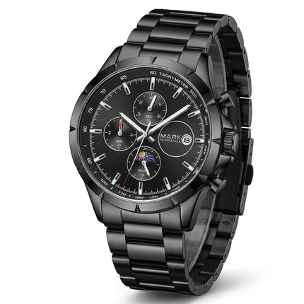 Mark Fairwhale FW-5065 OBSIDRON - Men’s Quartz Chronograph Moon Phase Watch