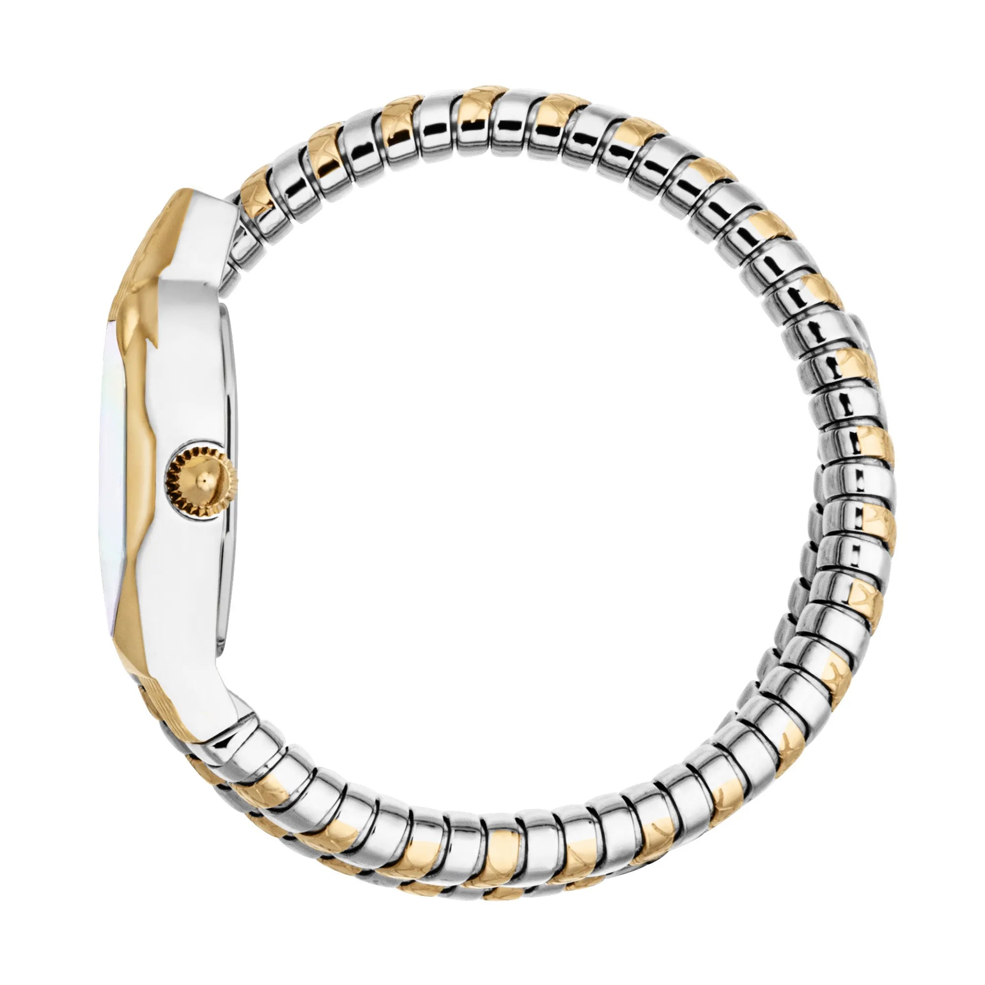 Just Cavalli Signature Snake Aria Two Tones YG Silver MOP image 2