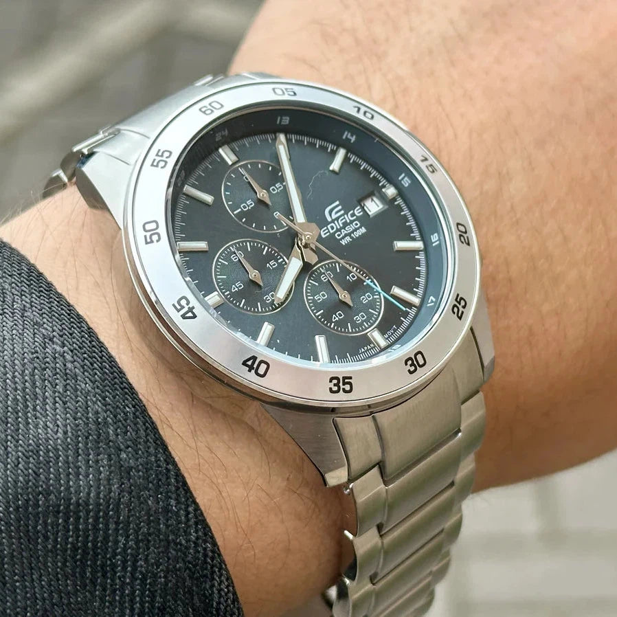 CASIO Men's Edifice Steel Chronograph Watch EFR-526D-2AVUEF