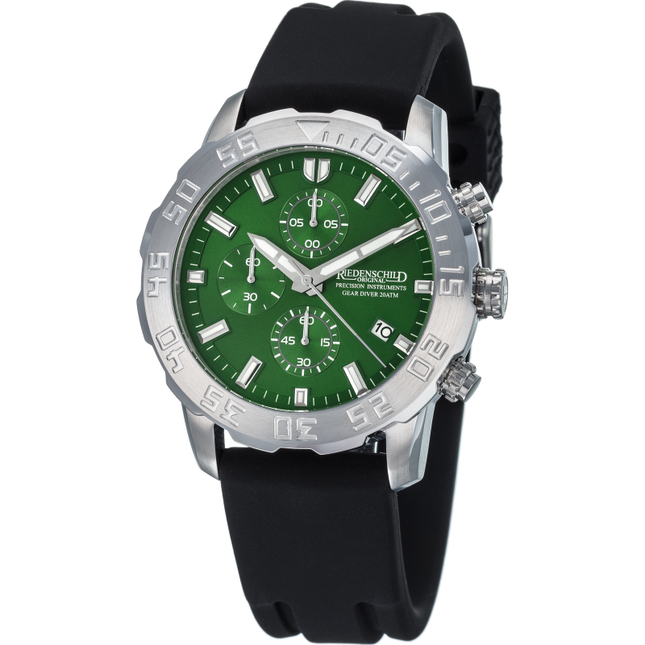 RIEDENSCHILD PRECISION INSTRUMENTS GERMANY Men's Gear Diver Seals Chrono Watch image 0