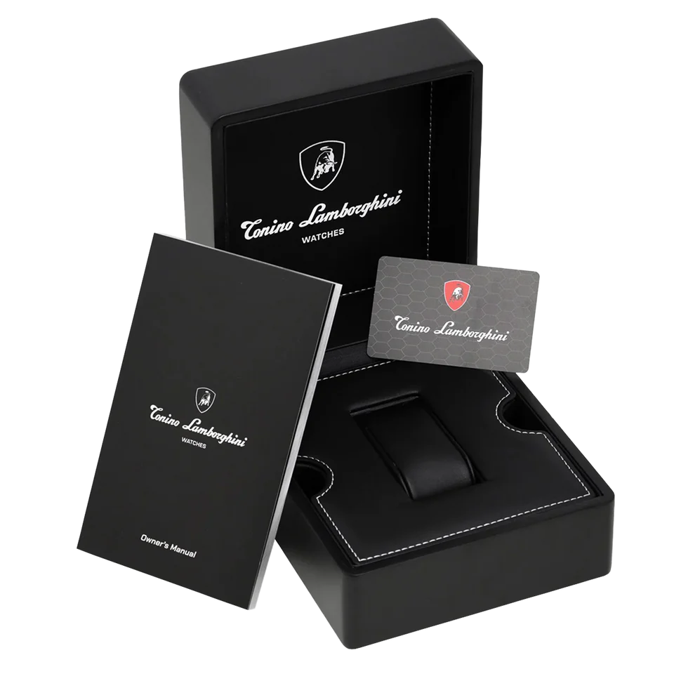 TONINO LAMBORGHINI Spyder X Steel Watch Silver / Blue