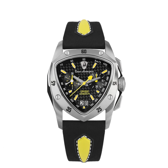 TONINO LAMBORGHINI New Spyder Chronograph Silver / Yellow