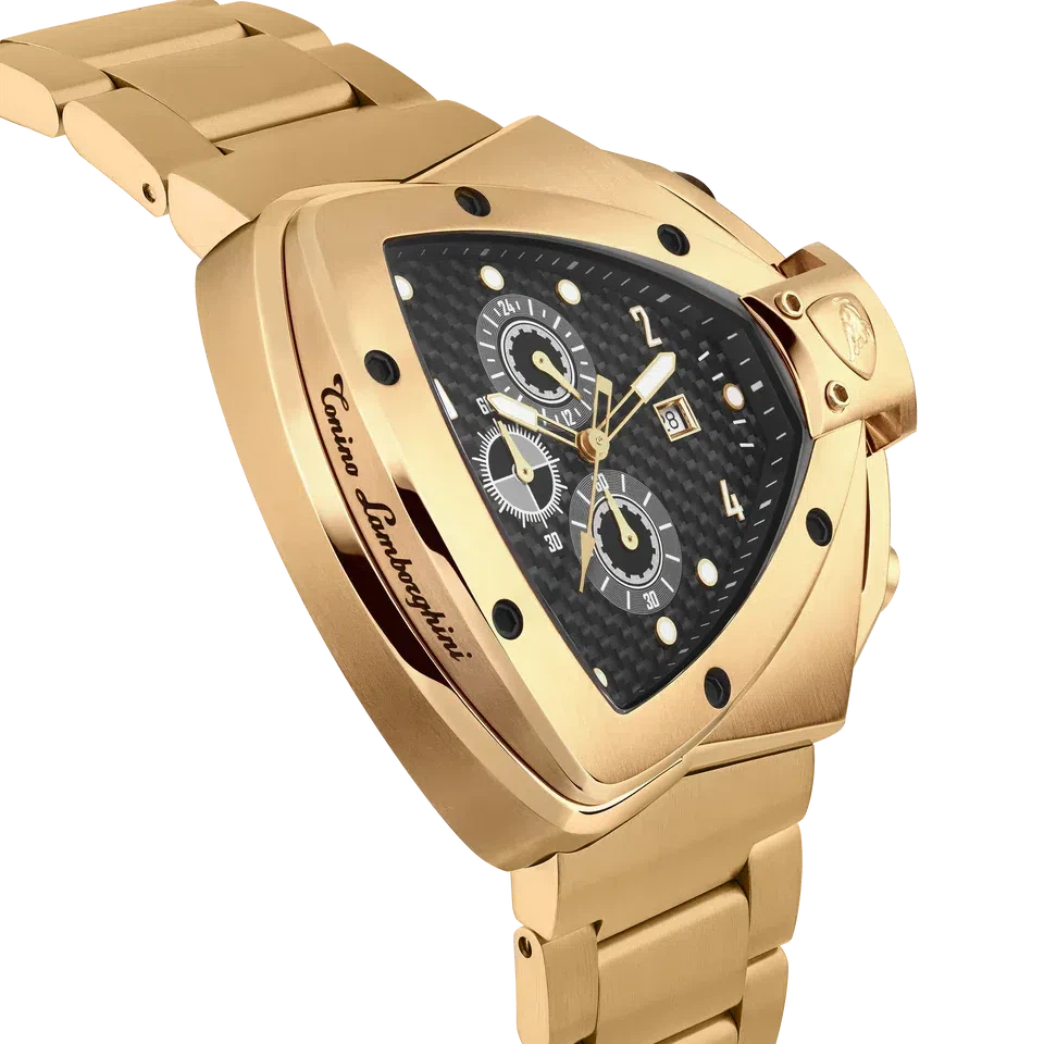 TONINO LAMBORGHINI Spyder H Watch Yellow Gold