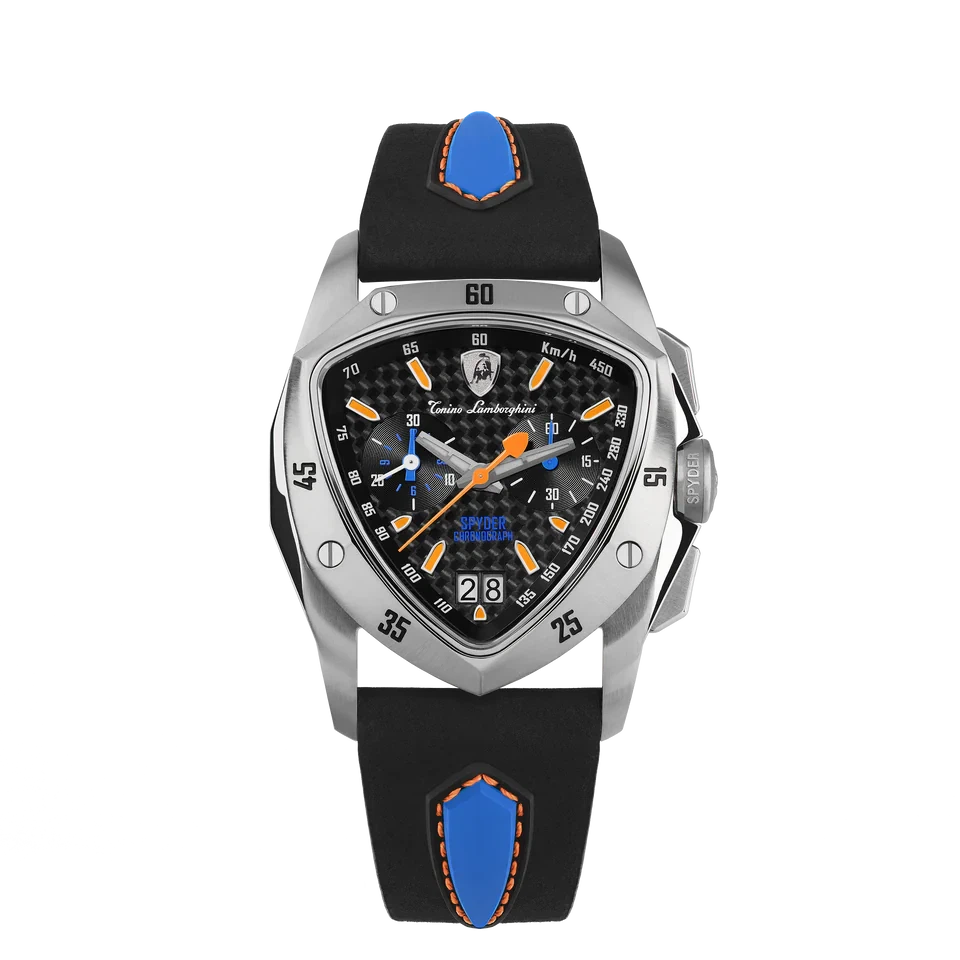 TONINO LAMBORGHINI New Spyder Chronograph Blue / Orange