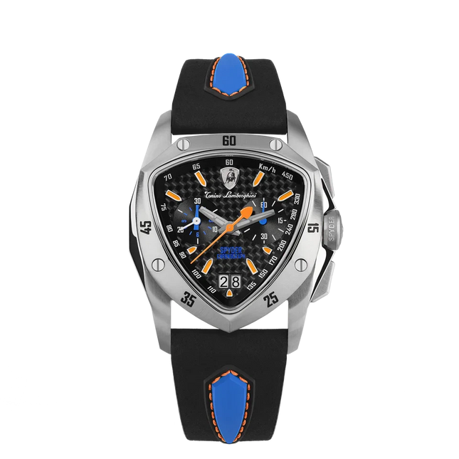 TONINO LAMBORGHINI New Spyder Chronograph Blue / Orange