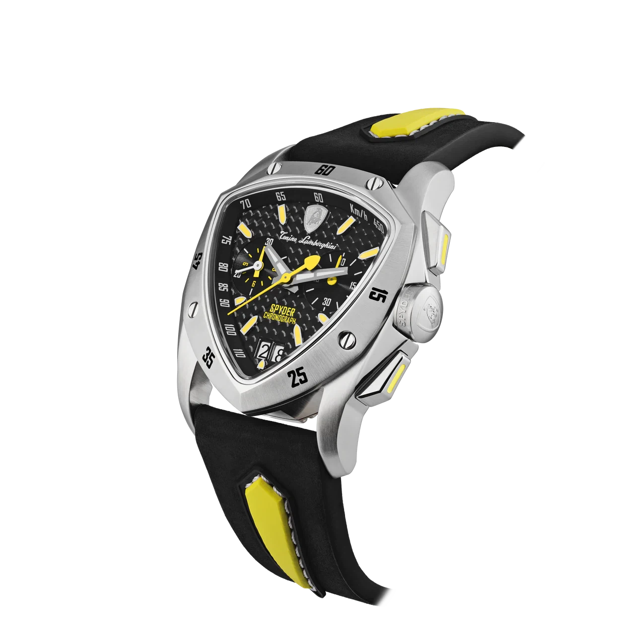 TONINO LAMBORGHINI New Spyder Chronograph Silver / Yellow