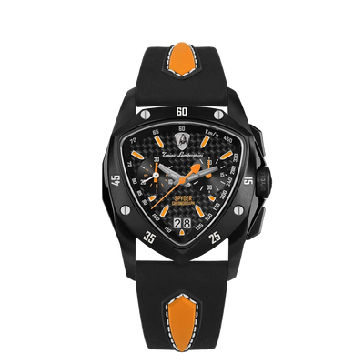 TONINO LAMBORGHINI New Spyder Chronograph Silver / Orange