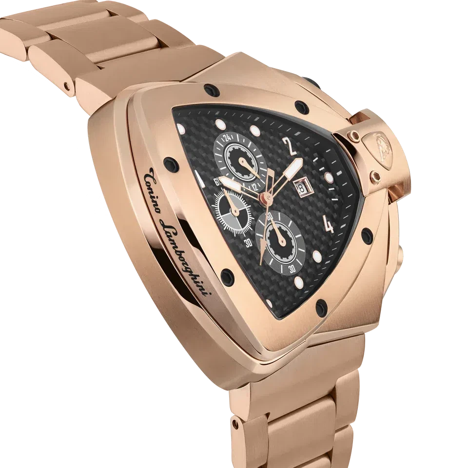 TONINO LAMBORGHINI Spyder H Watch Rose Gold