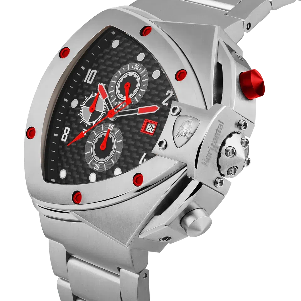 TONINO LAMBORGHINI Spyder H Steel Watch Silver