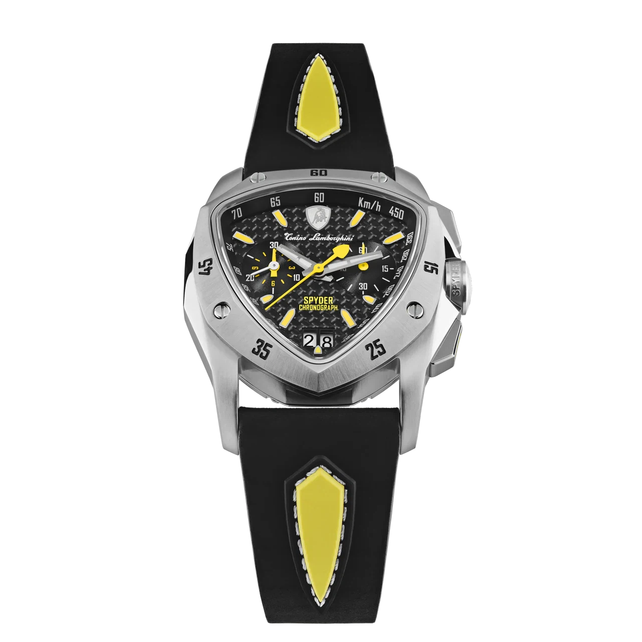 TONINO LAMBORGHINI New Spyder Chronograph Silver / Yellow