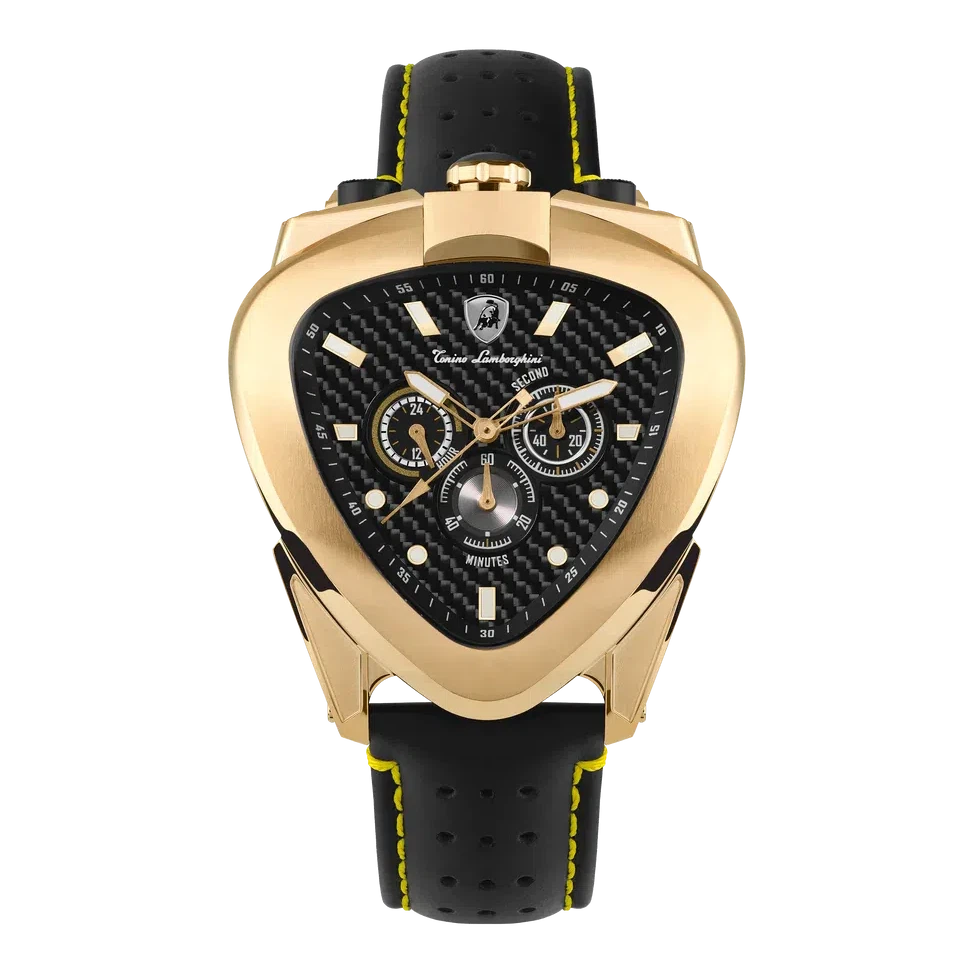 TONINO LAMBORGHINI Spyder 12 H Watch Yellow Gold