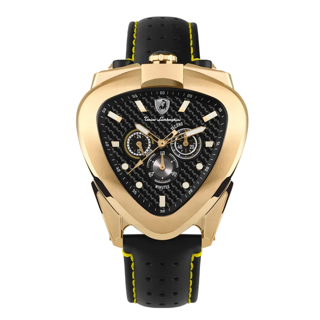 TONINO LAMBORGHINI Spyder 12 H Watch Yellow Gold