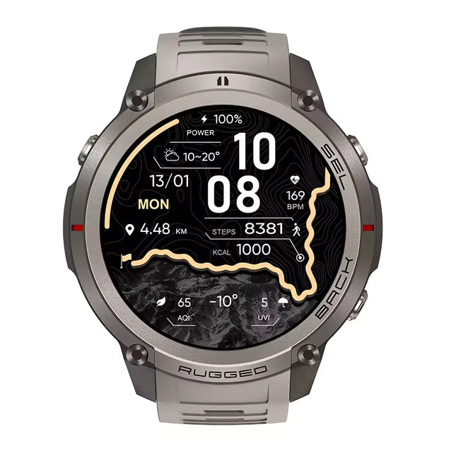 **GENERIK** SMART Rugged GPS ALL-YOU-NEED Swim Proof Smart Watch - GREY
