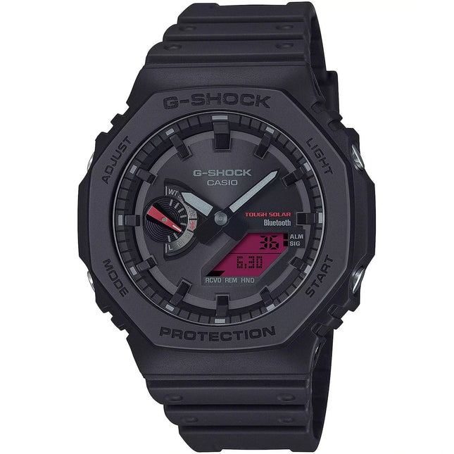 CASIO Men's G-Shock Tough Solar Black Red Watch GA-B2100BBR-1AER