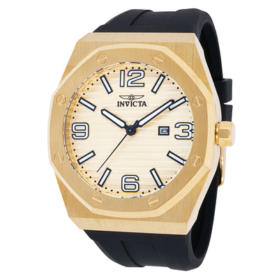 INVICTA Men's Huracan Classic 48mm Gold / Cream  Watch