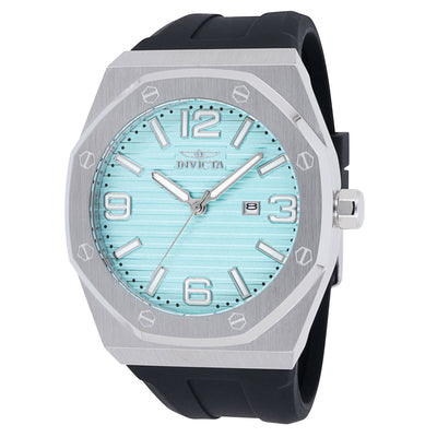 INVICTA Men's Huracan Classic 48mm Silver / Turquoise Watch